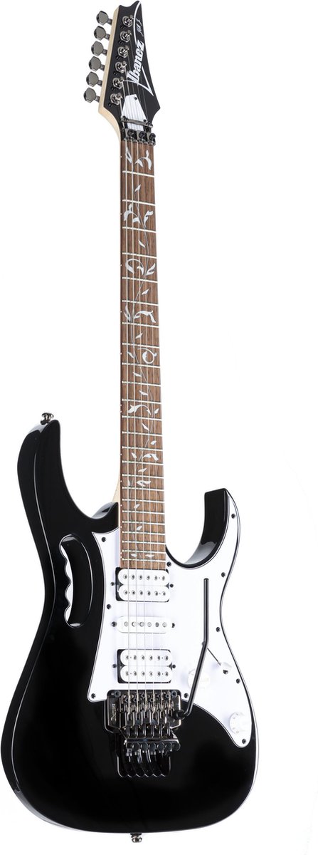 Ibanez Steve Vai Signature JEMJR-BK Black elektrische gitaar met Monkey Grip