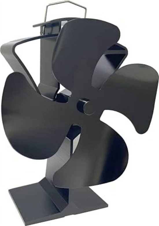 Houtkachel Ventilator Thermodynamische Ventilator 4 Vleugels Geen Stroom Nodig Heteluchtcirculatie Houtkachel Open Haard Pelletkachel Houtkachel Ventilator