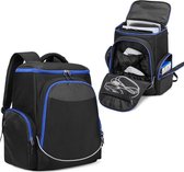 Equivera Premium PS5 Bag - Léger - Résistant à Water - Zwart et Blauw - Étui PS5 - Sac portable PS5 - Sac de voyage