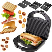 Camry - Appareil à sandwich/grill multifonction 3en1 - 1000W - Zwart