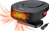 Zwarte Autoverwarming - 2 in 1 Koeling en Verwarmer - 360 Graden Rotatie - Auto Heater - Voorruitverwarming -Auto Verwarming -Duurzaam Ontwerp -Auto Ontdooier