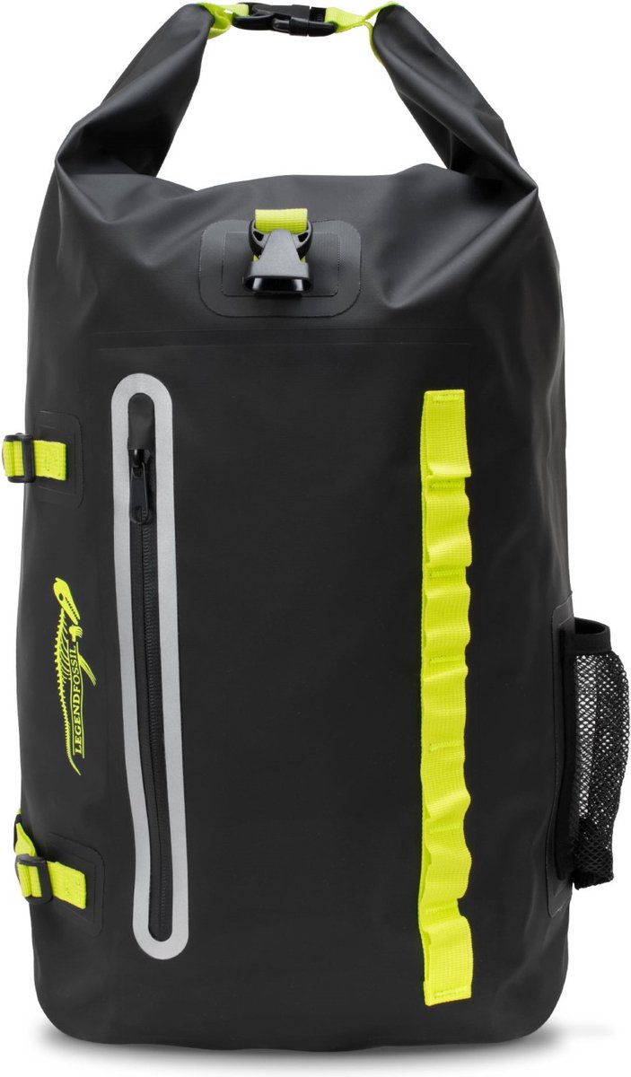 Legendfossil - Waterproof - Rucksack Fjord - 30L - Black - Waterdicht - Rugzak - Backpack - Outdoor - Rugtas - Wandelen - Survival - PVC - Kayak - Zwart
