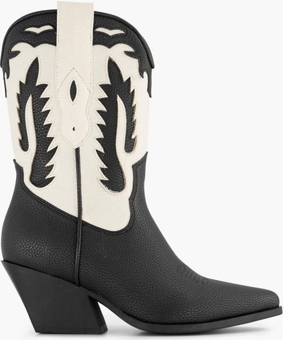 oxmox Botte de cowboy Zwart/blanche - Taille 41