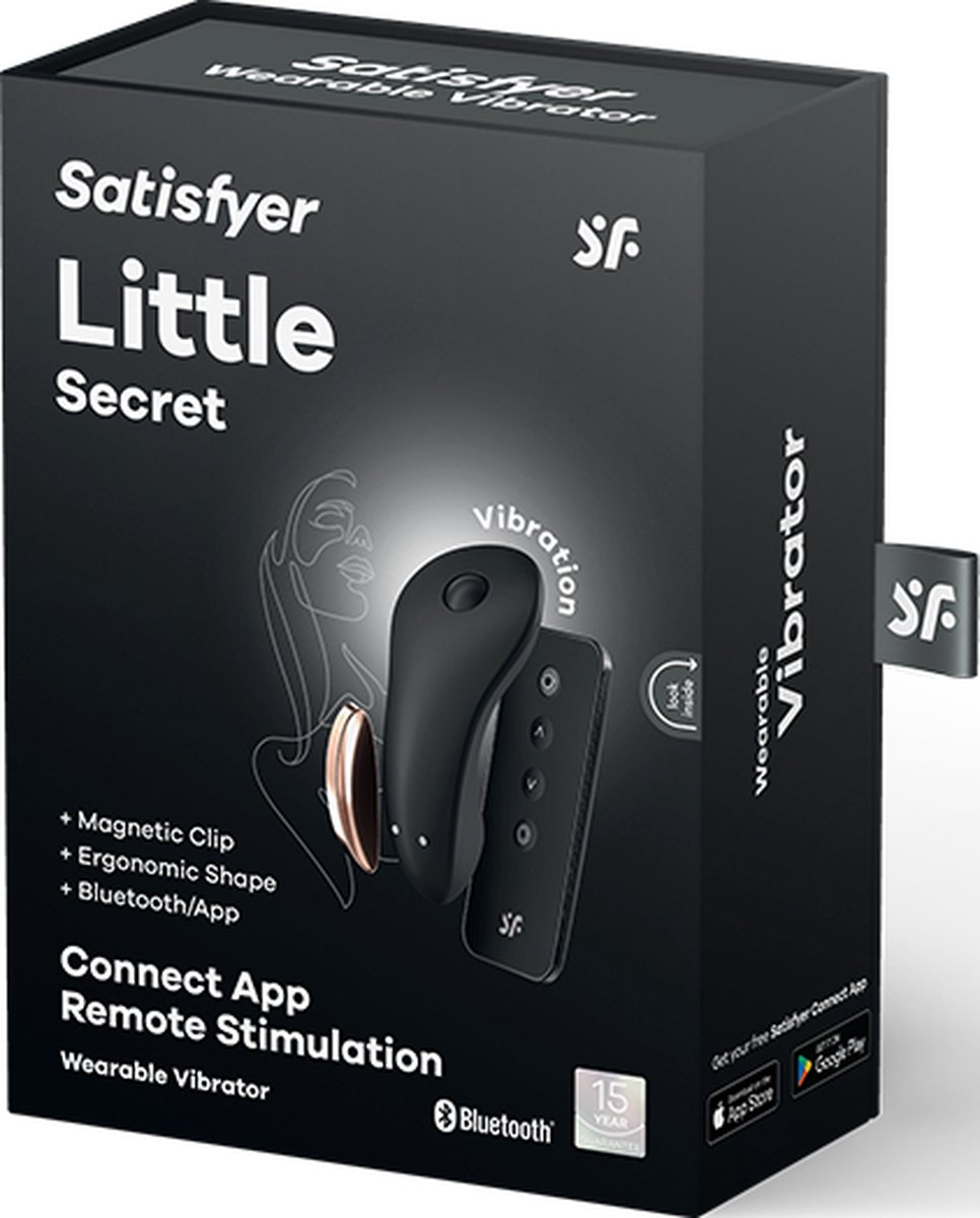 Satisfyer - Little Secret Panty Vibrator Black