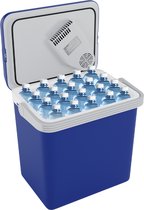 Bol.com Auronic Elektrische Koelbox - Coolbox - Koelen en Verwarmen - 25L - 12V en 230V - Frigobox - Blauw aanbieding