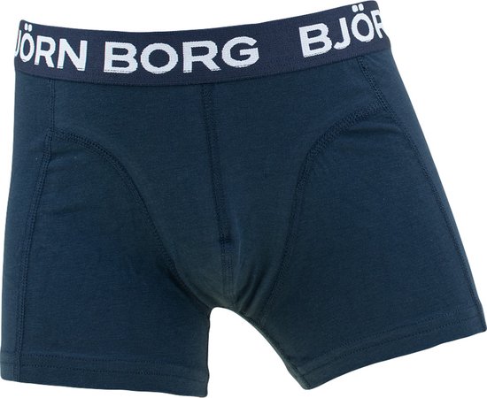 Björn Borg jongens cotton stretch 5P boxers basic brush blauw - 170/176 - Björn Borg