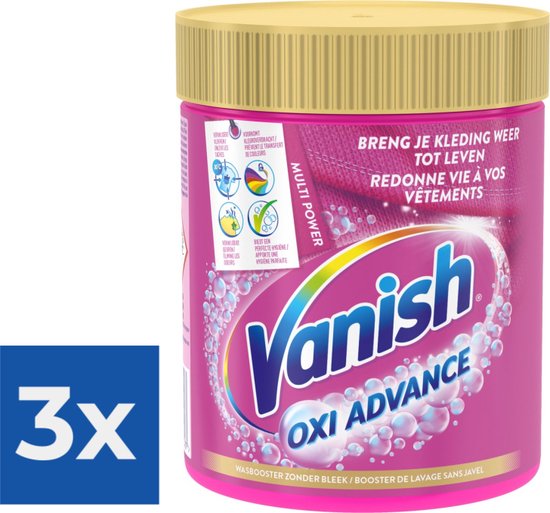 Vanish Oxi Advance Multi Power Colour Powder 470 gr - Voordeelverpakking 3 stuks