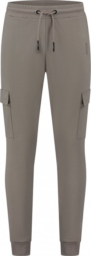 Ballin Amsterdam - Heren Regular fit Pants Sweat - Taupe - Maat M