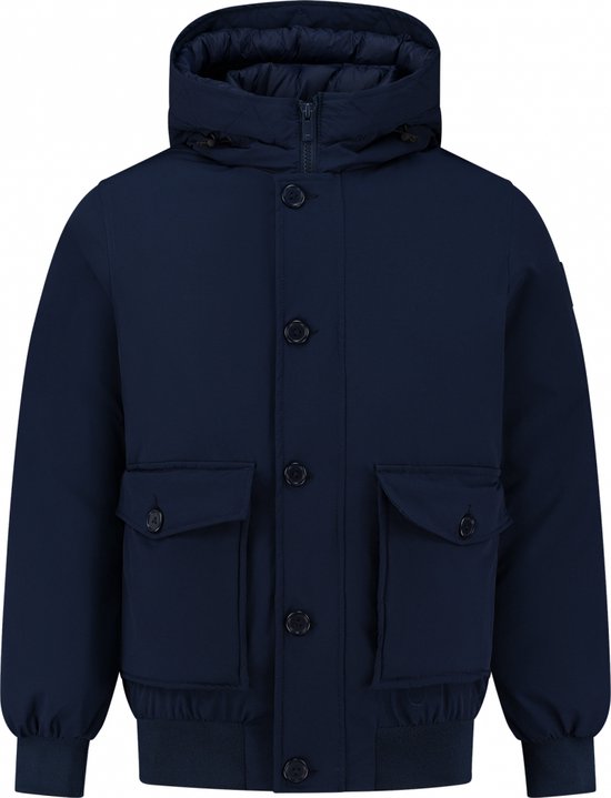 Purewhite - Heren Regular fit Jackets Padded - Navy - Maat L