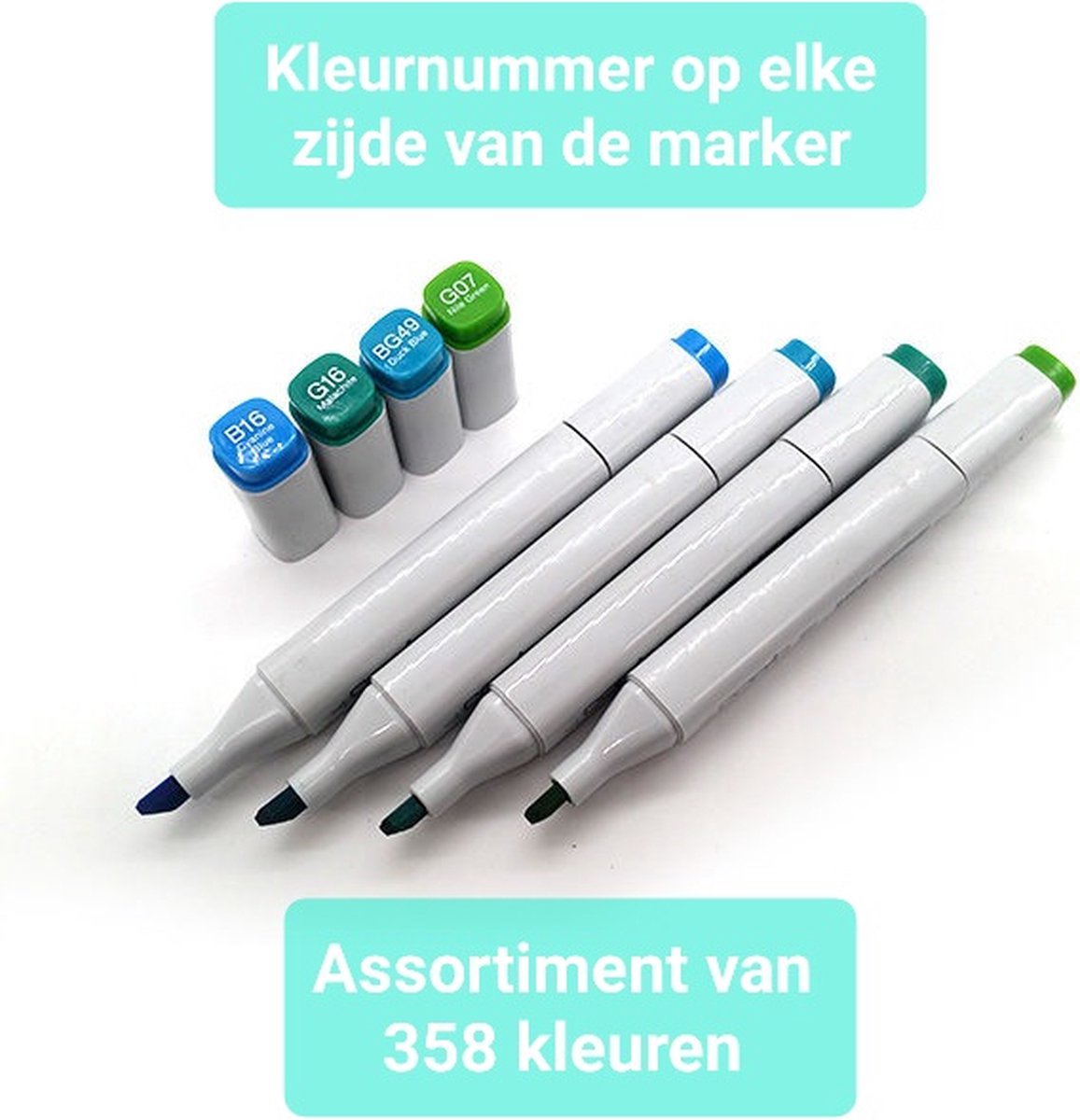 COPIC Classic Marker 12er Set NG, professionele lay-out markers op alcoholbasis, lay-out pennen met een medium brede en een fijne punt
