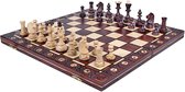Senator Luxe Houten Schaakset 42 x 42 cm - Inklapbaar Schaakspel/schaakbord met Schaakstukken - Handgemaakt in Polen - Chess Board/Set