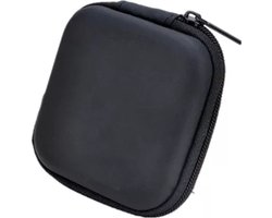 Oortjes opberg hoesje - Case - Etui - Organizer - Voor oordopjes en laadkabels - USB - Zwart