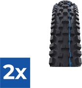 Vouwband Schwalbe Nobby Nic Super Ground 26 x 2.40 / 62-559 mm - zwart - Voordeelverpakking 2 stuks