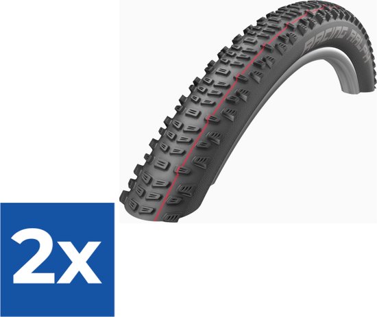 Vouwband Schwalbe Racing Ralph Super Ground 27.5 x 2.25 / 57-584 mm - zwart - Voordeelverpakking 2 stuks