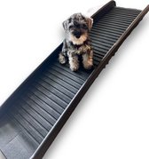 WOEFFY Hondenloopplank | Hondentrap | Loopplank hond | Inklapbaar | Geschikt voor auto & trappen | Hondentrapje voor kleine, middelgrote en grotere rassen