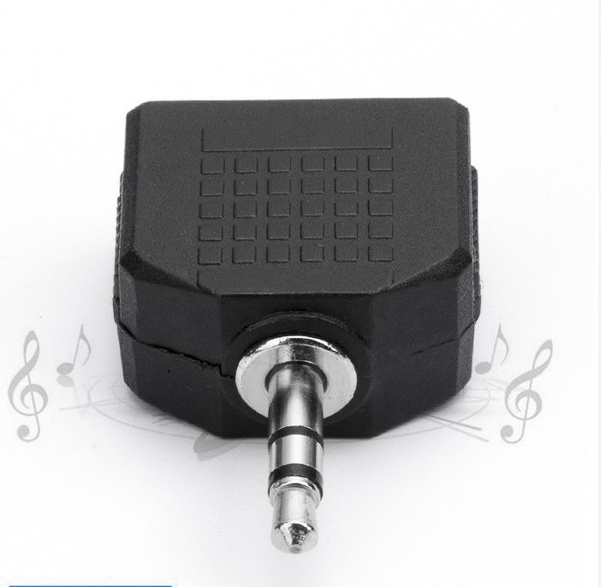 2X 3.5mm female naar 3.5mm jack male -stereo Audio Male Naar 2 Vrouwelijke 3.5 Mm audio adaptor voor phone en computer