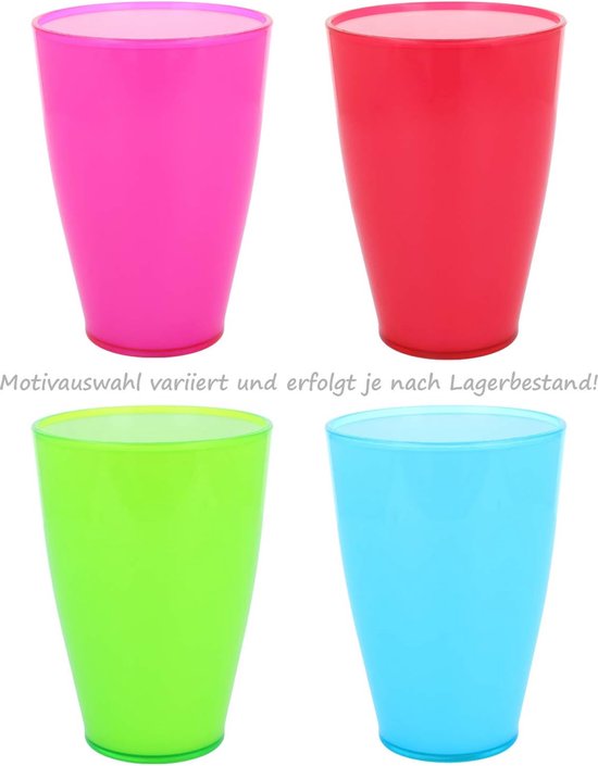 RabyLeo Beker 11 oz, onbreekbare herbruikbare drinkbekers set van 2 kleuren, kunststof tandenborstel beker beker beker 300ml, vaatwasmachinebestendig (licht blauw en marineblauw