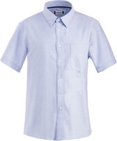 Clique Klassiek Overhemd Cambridge korte mouw met borstzak maat XL kleur Kobalt Blauw