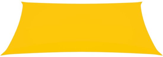 vidaXL Parasol rectangulaire 3 x 5 m Tissu Oxford Jaune