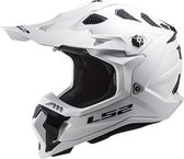 Casque Offroad LS2 MX700 Subverter Solid Gloss Wit 06 - Taille XL - Casque