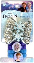 Disney Frozen , Set de pinces à cheveux et Bandeaux cheuveux en forme de flocon de neige , 6 pièces