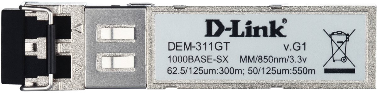 D-Link DEM-311GT SFP 1000Base-SX Multi-mode Fibre Transceiver