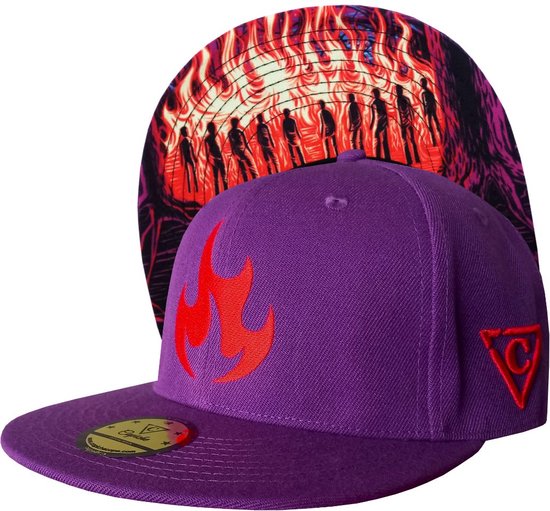 Capiche® - Snapback - Forest Meeting - Violet - Casquette Homme