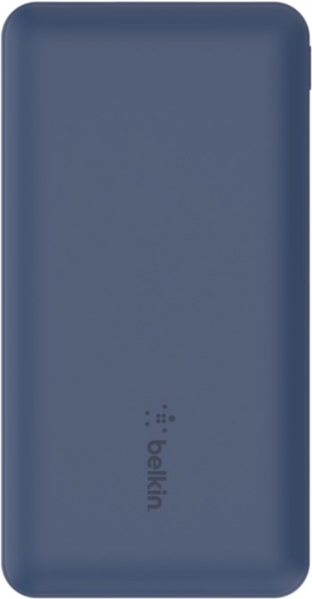 Belkin Boost-Up Charge 10.000 mAh Powerbank - USB-A naar USB-C-Kabel - 3-Poorts - Geschikt voor iPhone - 15W - Blauw - Belkin - €19,99