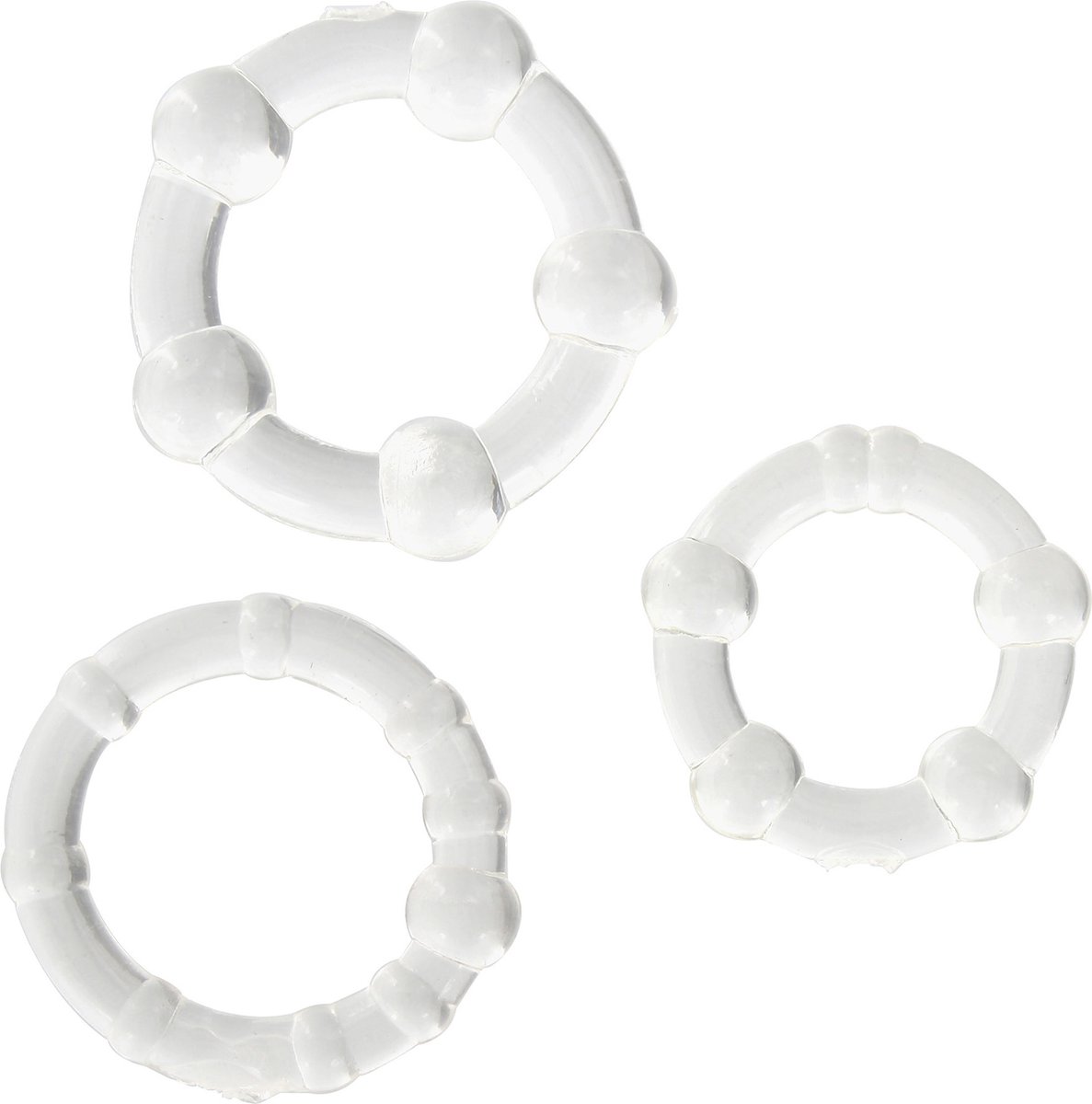 Scala Stay Hard - 3 stuks - Cockring - Transparant
