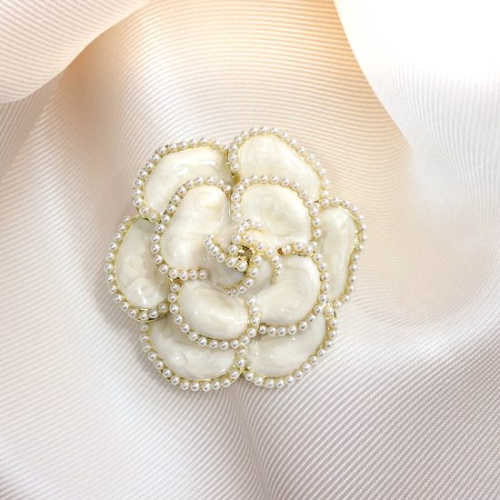 Broches de fleurs de camélia pour femmes, épingles à revers, nœud en tissu, art de gril rétro, corsage féminin, chemise, écharpe, accessoires de badge  36