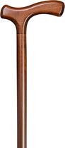 Gastrock Houten wandelstok – Bruin – Beukenhout – Lengte 94 cm – Fritz handvat – Gewicht 270 gram - Handgemaakt – Wandelstokken – Voor heren en dames – Wandelstok hout – Diameter wandelstok 16 mm – Kassen