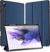 Dux Ducis Tablet Hoes Geschikt voor Samsung Galaxy Tab S9 - Dux Ducis Domo Bookcase - Donkerblauw