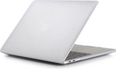 Lunso - Geschikt voor MacBook Air 13 inch (2020) - cover hoes - Mat Transparant - Vereist model A2179 / A2337