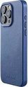 Mujjo - Full Leather Mag Case iPhone 15 Pro Max - blauw