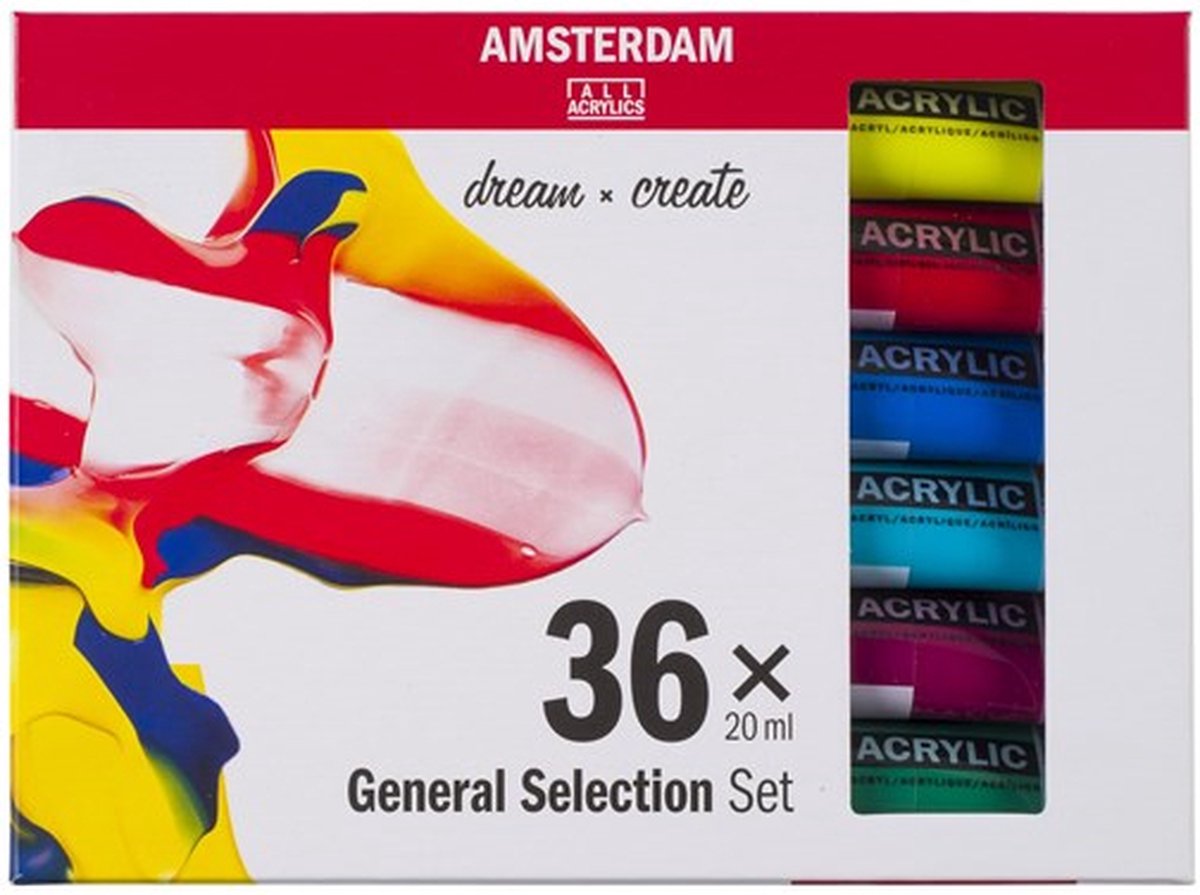Amsterdam Standard Series acrylverf algemene selectie | 36 × 20 ml