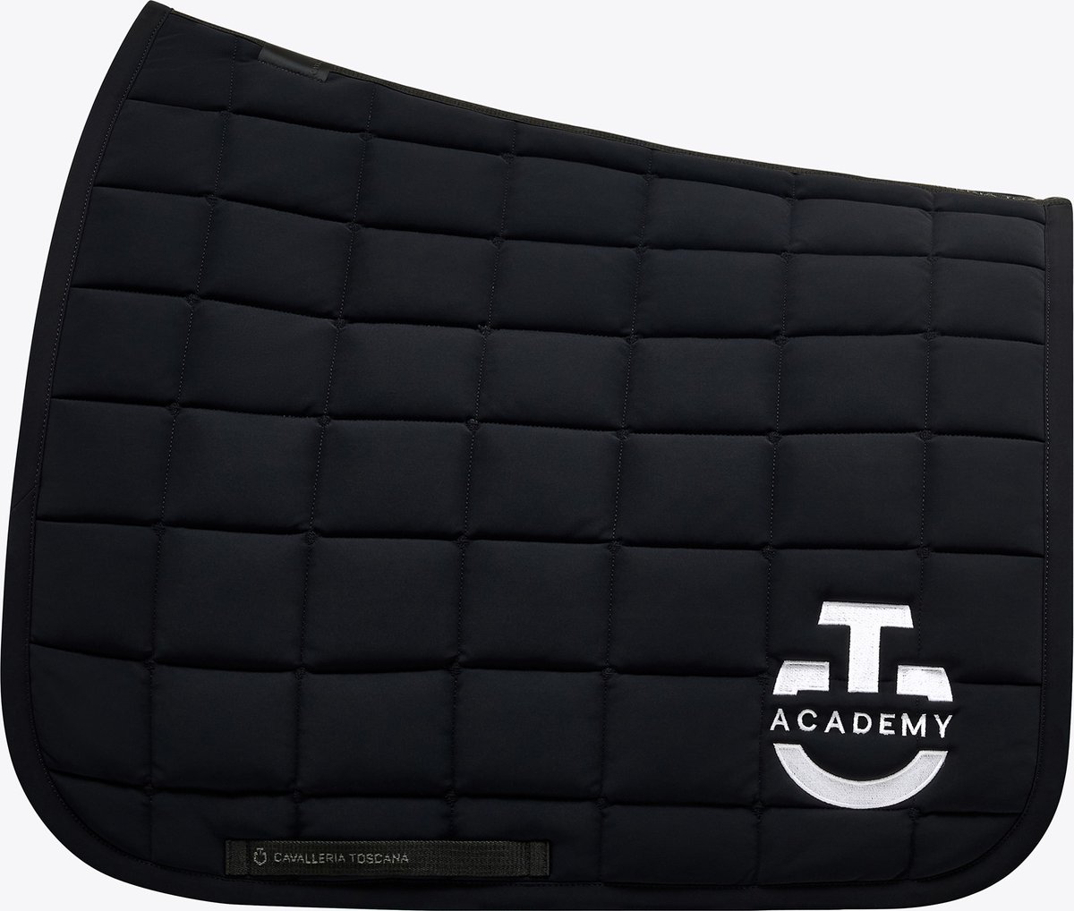 Cavalleria Toscana CT Academy Quilted Saddle Pad - White (0001) - Maat Dressage - Full
