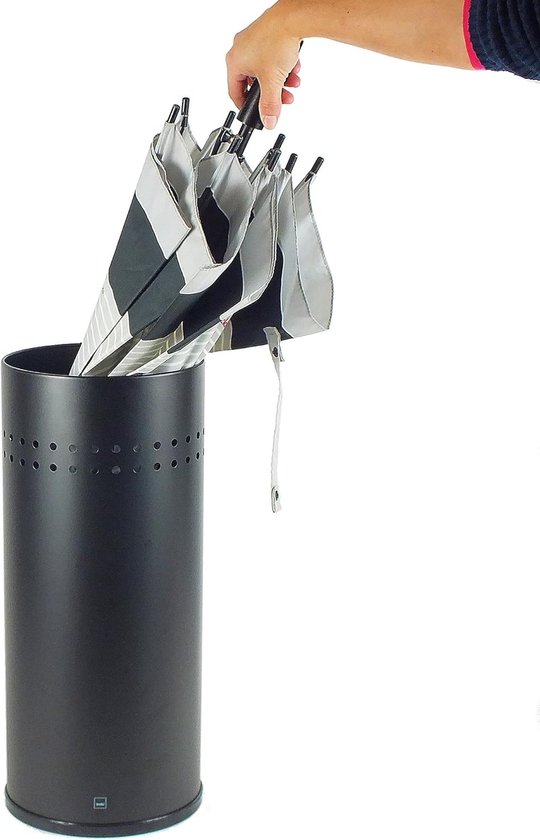 parasolstandaard, hoogte: 50 cm, mat roestvrij staal, grafiet, zwart