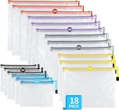 Documententas, A4, A5, A6, B4, B5, B6, rits, waterdichte documententas, tas met ritssluiting, geschikt voor documenten, kantoorbenodigdheden (18)