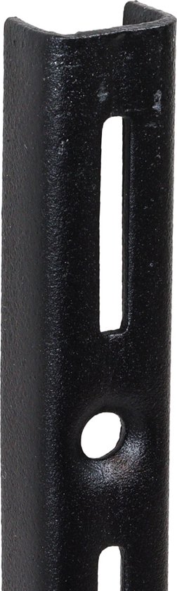 Wovar Wandrail voor Enkel F|systeem 149.5 cm Zwart | Per Stuk