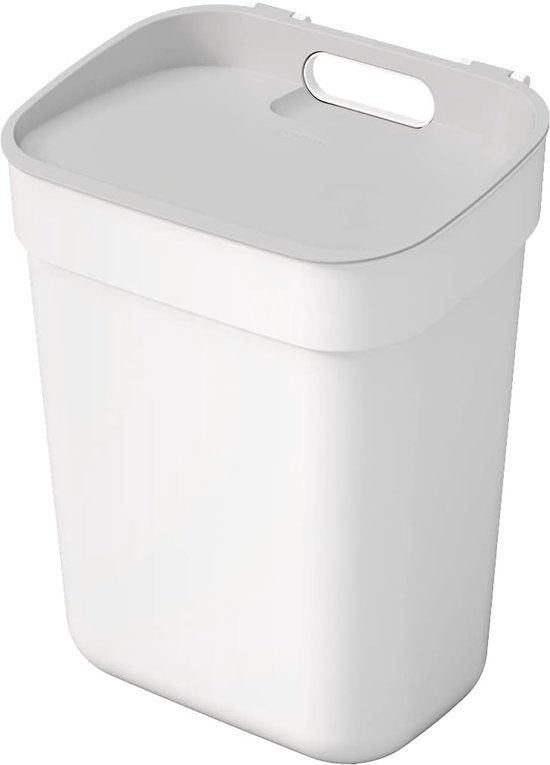 Poubelle 10L parfaite pour trier les déchets, système de tri des déchets  empilable, blanc