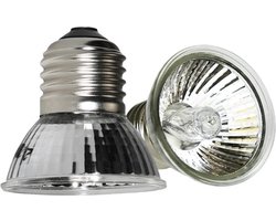 UVB Reptielenlamp 50 watt- terrarium verlichting - warmtelamp - halogeenlamp - UVA + UVB - schildpadden - hagedissen - slangen - vogelspinnen