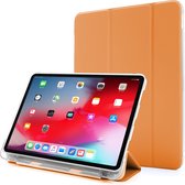 Geschikt Voor iPad 10 Hoes - 10e Generatie - 10.9 Inch - 2022 - Fonu Folio Case Cover - Shockproof - Met Autowake - Met Standaard - Hoesje Met Pencil Houder - Dun - A2757 - A2777 - A2696 - Oranje