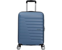 American Tourister Reiskoffer - Flashline Spinner (4wielen) 55cm Handbagage - Coronet Blue - 2.6 kg