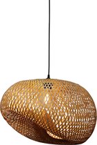 Lampe à suspension en Bamboe Lampe à suspension double ronde en bambou Butterfly - 4Shine
