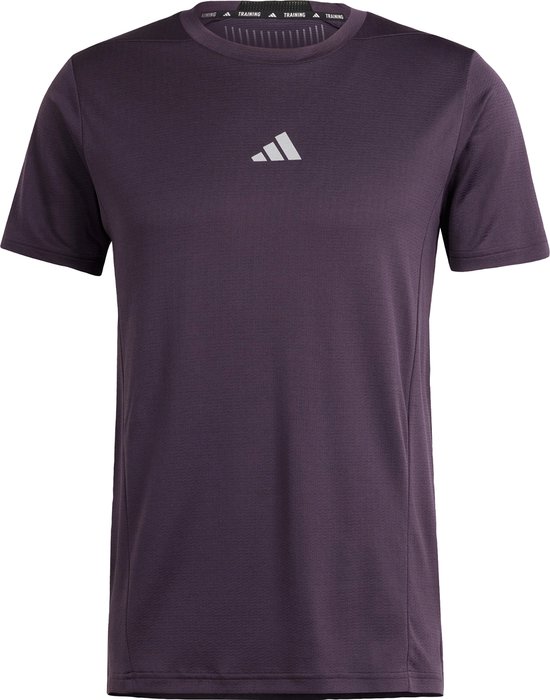 adidas Performance Designed for Training HIIT Workout HEAT.RDY T-shirt - Heren - Paars- L