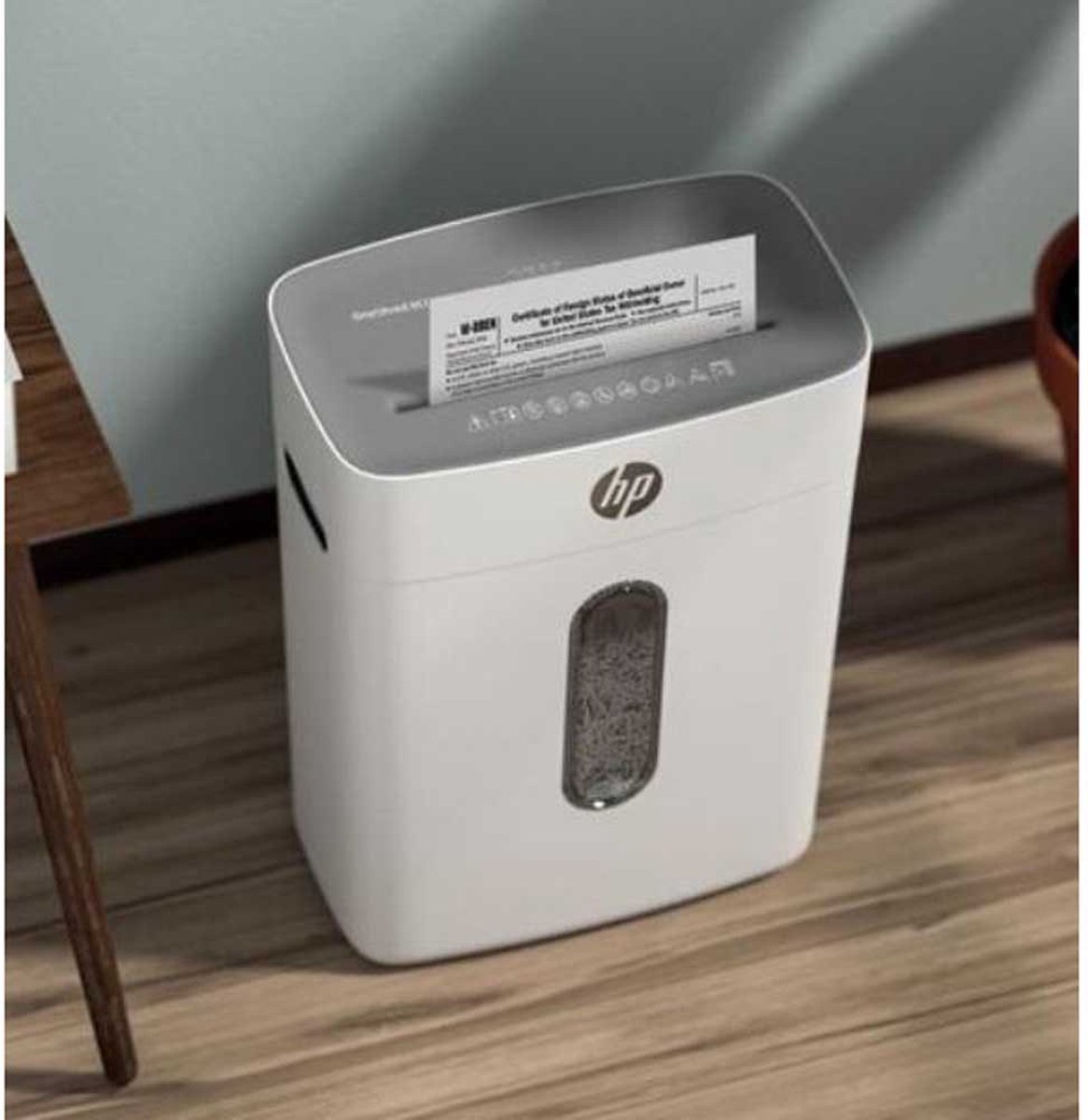 HP OneShred 8CC - Papierversnipperaar - P-4 / DIN 66399 - Shredder - 15L - Kantoor/ Thuisgebruik - Wit thumbnail 6