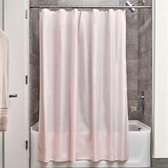 Rideau de douche, rideau de douche en polyester, imperméable avec ourlet renforcé, rideau de bain lavable, taille 0 cm x 0 cm, rose