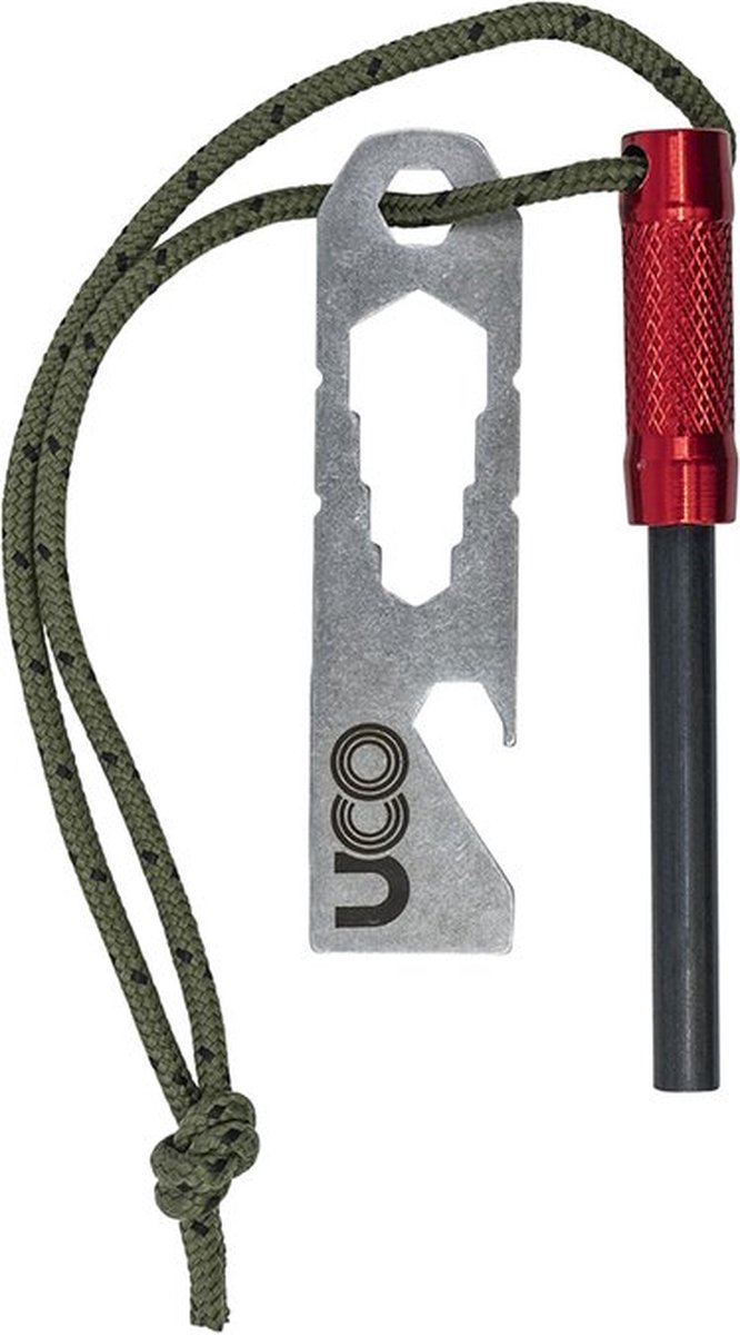 UCO - Survival Fire striker - Rood