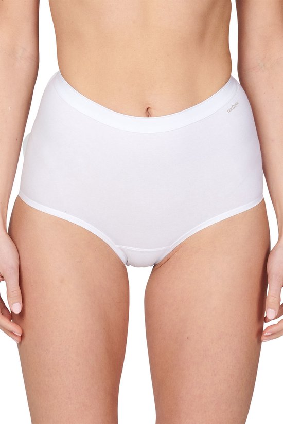 Ten Cate Basics organic cotton stretch high waist wit 4 pack voor Dames | Maat L