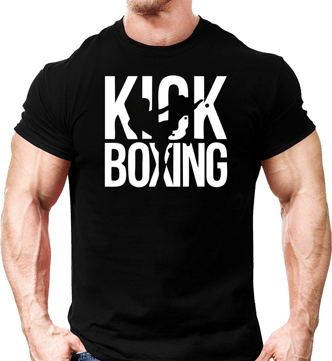 Kick Boxing T-shirt 100% cotton Boxing Kickboxing Gym Training